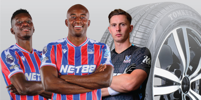 TOMKET, official tire partner of Crystal Palace F.C.